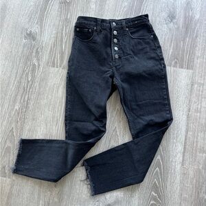 A&F high rise skinny jeans